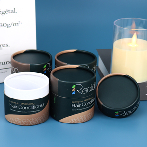 Venta al por mayor de fábrica: Envases cilíndricos de cartón reciclable para vidrio, tubos de papel personalizados para velas - Product Image 6