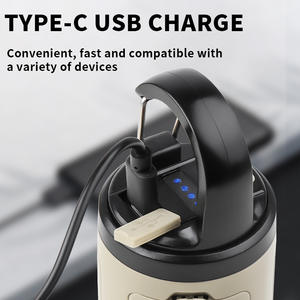 Lámpara de Camping Portátil Ly23, LED, Batería de 1200 mAh, Plegable a 90 Grados, Diseño de Tres Aspas, Uso en Emergencias al Aire Libre - Product Image 5