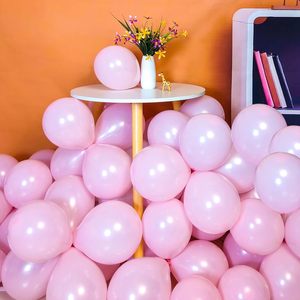 Latex Macaron <b>Balloon</b> Arch Set-DIY Pink 5''-12'' Biodegradable <b>Balloons</b> 1-Color Silk Screen Printing for Wedding Party Backdrop - Product Image 1