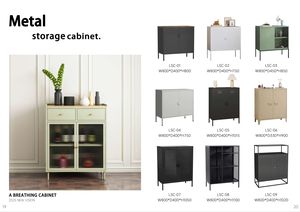 <span class=keywords><strong>Mueble</strong></span> de Salón de Fábrica BSCI, <span class=keywords><strong>Mueble</strong></span> Esquinero KD, Vitrina, Aparador Metálico con Puerta de Vidrio, <span class=keywords><strong>Mueble</strong></span> de Almacenamiento con Puerta Corredera - Product Image 6