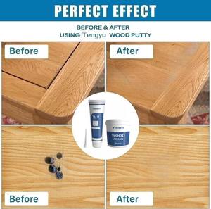 Premium à base d'eau toutes les couleurs séchage rapide 8 oz trous de meubles en bois gratter pâte de réparation du bois - Product Image 6