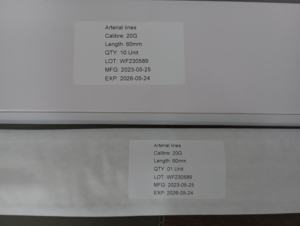 Sekali pakai 14 16 18 20 22 24G kateter arteri steril garis arteri kateter darah untuk pemantauan tekanan dan Sampling darah - Product Image 6