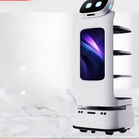 Robot livraison de nourriture intelligent pour restaurant hôtel livraison de nourriture entièrement automatique serveur service