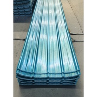Tôle de toiture en fibre ondulée transparente personnalisée, plastique renforcé de fibre de verre (GRP/FRP) transparent