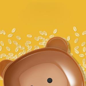 <strong>Food</strong> Safe Material Adorable Brown Bear Feeder Cat <strong>Dog</strong> <strong>Food</strong> Dish Water <strong>Container</strong> Pet Bowl - Product Image 3