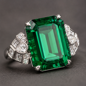 Anello con design geometrico Anello da dito in stile vintage per donna - Product Image 4