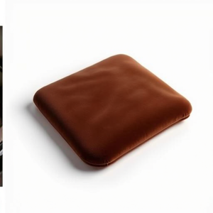 Brown Velvet Seat <b>Cushion</b> Single Piece For Car Interior Comfort Padding - Product Image 2