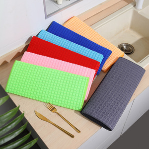 Estera de aislamiento térmico absorbente de esponja de microfibra, estera de drenaje controlada de doble cara, encimera de cocina para Mantel Individual, trapo - Product Image 6