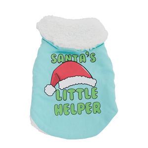 เสื้อโค้ทสุนัขขนแกะมีคอปกและแผ่นแปะท้อง-ให้ความอบอุ่นสำหรับฤดูใบไม้ร่วง/ฤดูหนาว - Product Image 1