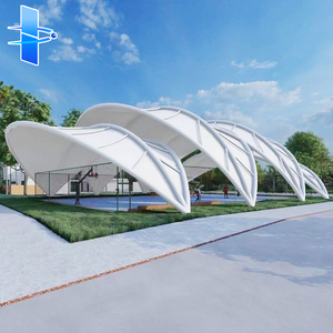 Auvent de protection en PVDF sur mesure avec structure en acier - Design moderne, anti-corrosion et écologique pour les centres sportifs et les <span class=keywords><strong>parcs</strong></span> - Product Image 4