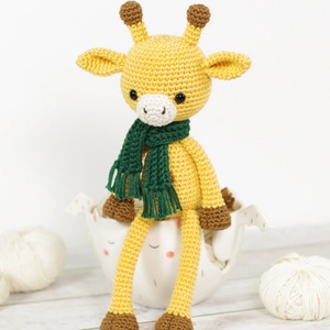 Venta al por mayor ganchillo <span class=keywords><strong>jirafa</strong></span> juguete hecho a mano ganchillo suave Animal juguetes <span class=keywords><strong>Amigurumi</strong></span> peluche tejido <span class=keywords><strong>jirafa</strong></span> muñeca - Product Image 6