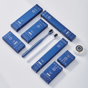 Set di spazzolino da denti personalizzato di lusso Kit dentale per Hotel alla rinfusa con Logo alberghi usa e getta forniture per gli ospiti - Product Image 6