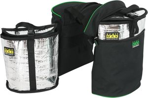 Muestra Gratuita, Juego de 2 Alforjas para Motocicleta de Alta Calidad, Resistentes al Agua, de PVC con Tachuelas - Product Image 6