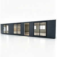 Maison préfabriquée en conteneur, maison modulaire portable, unité modulaire pour bureau, jardin, maison d'hôtes, complexe hôtelier