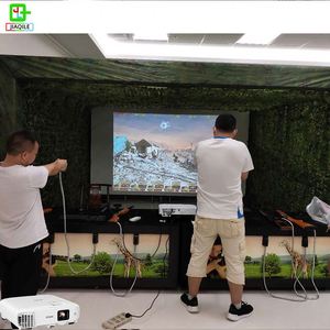 Équipement de divertissement pour aire de jeux intérieure pour enfants : Jeu de tir holographique avec projecteur de guerre virtuelle et rideau de projection - Product Image 6