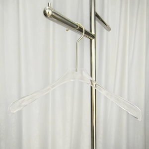 Nhựa Acrylic móc cho quần áo rõ ràng tùy chỉnh móc với logo quần áo trong suốt móc sang trọng cho vải - Product Image 5