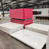 Panneau de séparation rigide en plastique PP blanc, panneau imperméable, modèle de panneau PP 24-12-24, fabrication sur mesure disponible