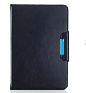 7 8 10 polegadas cor sólida universal pu flip couro tablet capa