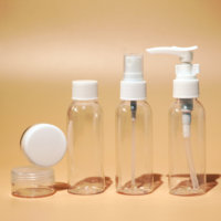 Nouvelle tendance 2026 : Mini flacons pulvérisateurs vides en PET transparent personnalisables, 15ml, 20ml, 30ml, 50ml, avec bouchon pompe en PP pour parfum
