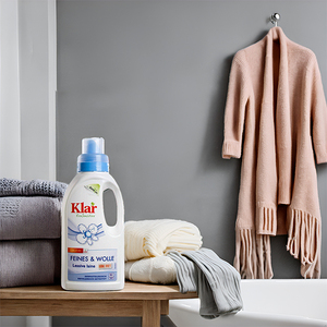 Détergent liquide pour linge en tissu fin et laine KLAR Brand Eco Sensitive Cust 500ml Sans parfum 50 lavages Détergent doux pour bébé - Product Image 3