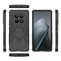 Coque de téléphone antichoc et dissipatrice de chaleur pour Redmi Note 15, vente directe usine, avec support métallique magnétique pour charge sans fil