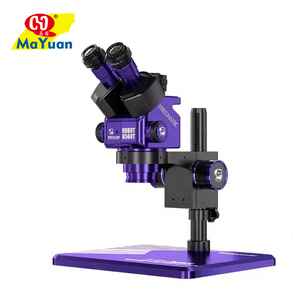 <span class=keywords><strong>Microscope</strong></span> trinoculaire pour réparation de téléphones portables Mechanic ROBOT 6560T pour soudure de cartes mères et de circuits imprimés - Product Image 1