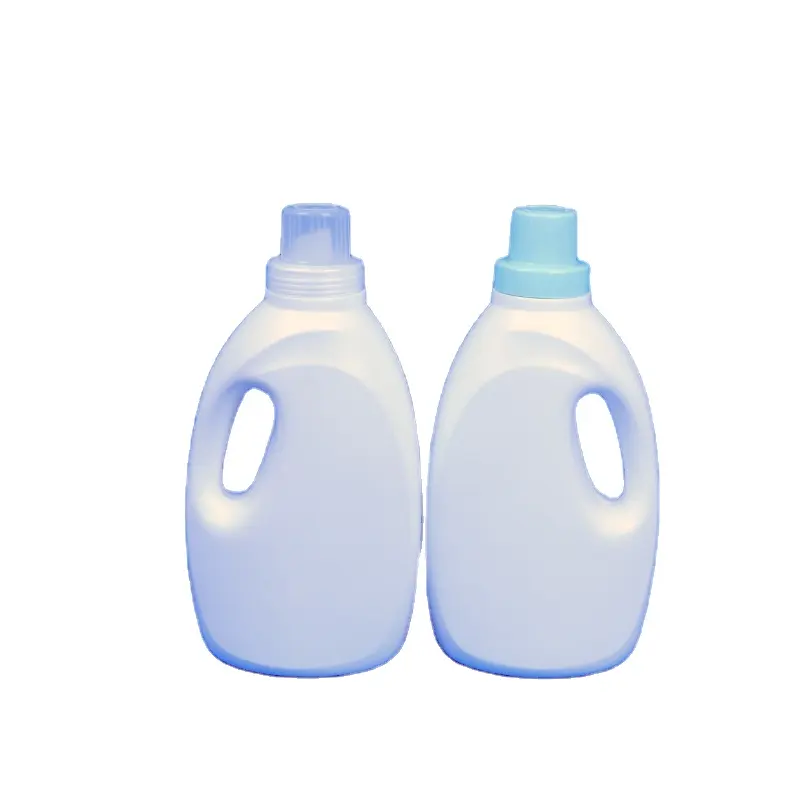 Empty Plastic 2L Laundry Detergent Bottles Liquid Washing Bottle Cloth Conditioner Bottle With Cap