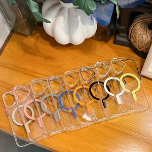 Nouvelle <span class=keywords><strong>Coque</strong></span> de Téléphone Magnétique Transparente pour <span class=keywords><strong>iPhone</strong></span> 17 16 15, Housse en PC Transparent pour <span class=keywords><strong>iPhone</strong></span> 17 Pro Max 16 15 14 <span class=keywords><strong>13</strong></span> 12 Pro - Product Image 4