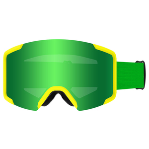 Winter Skiing Magnetic Ski Goggles Anti-fog Snowboarding UV protection Custom <b>Bracket</b> Ski Goggles - Product Image 3
