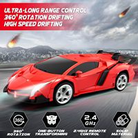 Fábrica de Fabricación, Precio Bajo, Coche RC Transformable a Escala 1/18 con Control de 6 Canales, Juguetes de Deformación con Control Remoto