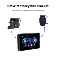 Système Linux avec écran tactile étanche de 5 pouces, CarPlay/Android Auto sans fil, navigation, appels, musique, connexion SIRI pour BWM Moto