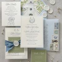 Juego de Invitaciones Clásicas de Papel de Algodón con Impresión Tipográfica, Invitaciones de Boda Vintage Personalizadas, Invitaciones de Compromiso y Aniversario con Grabado en Relieve