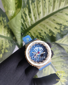 นาฬิกาหรูสั่งทำพิเศษจากโรงงานโดยตรง ประดับเพชร VVS มอยส์ซาไนต์ด้วยมือ และตัวเรือนเงินแท้ 925 มีจำหน่ายแล้ว - Product Image 5
