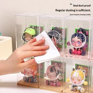 Armário Expositor para Blind Boxes e Bonecas de Bolha, Portátil, Multi-camadas, Transparente, à Prova de Poeira, em Plástico PS, para Decoração Doméstica - Product Image 4