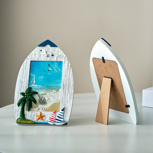 Mediterranean Style Seagull Photo <b>Frame</b> <b>4x6</b> Inch Decorative Ornament For Bedroom Desktop Display - Product Image 3