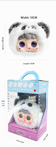 Peluche IA connectée avec application, breloques <span class=keywords><strong>de</strong></span> sac à dos Kawaii, porte-clés, poupée tête <span class=keywords><strong>de</strong></span> lapin/ours/panda en silicone rose avec nœud, cadeau <span class=keywords><strong>scolaire</strong></span> high-tech - Product Image 4