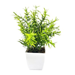 Planta Artificial de Eucalipto en Maceta Jinhe de 18 cm, Decoración Verde para Interiores, Mini Planta de Plástico para Escritorio - Product Image 4