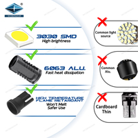 LED 194 T10 pour feux de tableau de bord intérieur de voiture Led Auto Side Indicator Lamp Outside License Plate Light