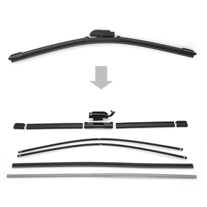 Spazzole Tergicristallo Esclusive Baiwang in Gomma Naturale Morbida con Protezione per Modello Universale Anteriore R390 Lungo - Product Image 5