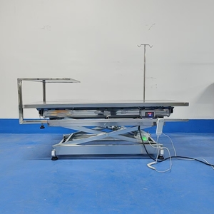 Table d'opération électrique en acier inoxydable 304 avec système de chauffage et <span class=keywords><strong>alimentation</strong></span> électrique intégrée pour usage chirurgical vétérinaire - Product Image 5