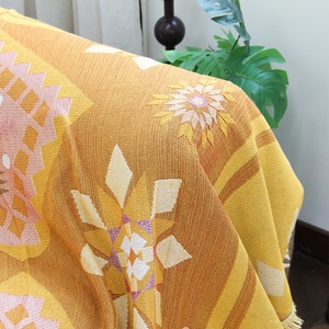 Tùy chỉnh cá nhân của Bohemian Jacquard sofa chăn cỡ lớn dệt tấm thảm chăn thiết kế patten Logo - Product Image 4