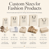 Sac en papier texturé de luxe avec estampage à chaud, poignée en ruban et boîte en carton rigide pour boutique de vêtements de luxe