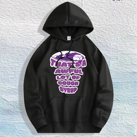Entrepôt local américain : sweat à capuche 100 % coton avec inscription « Cough Syrup », 7 couleurs