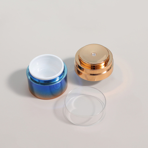 Tarro de plástico vacío para crema facial de 0,5 oz 1oz 1,8 oz con tapa de prensa - Product Image 2