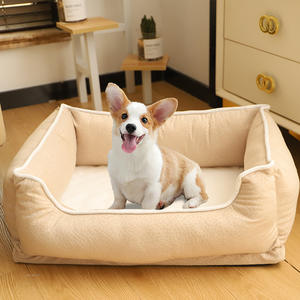 Cama para Perros de Espuma Viscoelástica Acrílica Gigante al por Mayor - Cama Ortopédica Rectangular Clásica de Lujo, Lavable, Tamaño Humano para Perros Grandes - Product Image 3
