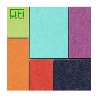 Ecologisch verantwoorde decoratieve akoestische wandpanelen van polyester, geluidsisolerend, rechtstreeks van de fabriek, 2400g/ ㎡   Callcenter
