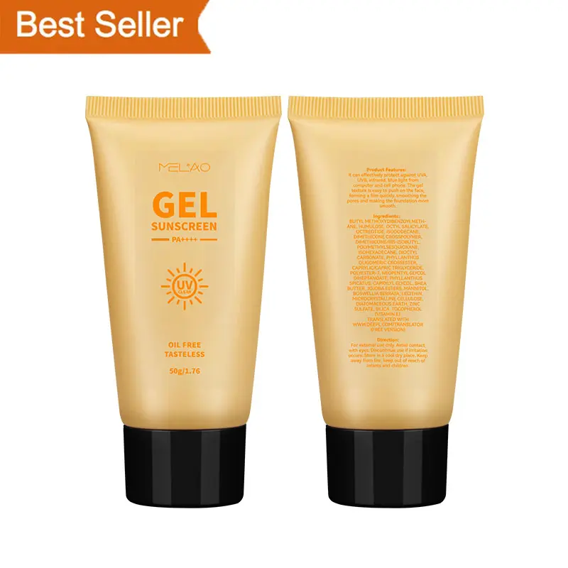 Mineral Sunscreen Non Greasy Face Sunscreen Gel For Sensitive Skin