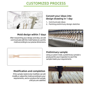 Cubiertos Desechables de Bambú Premium Ecológicos de Lujo para Fiestas, Escuelas, Biodegradables, Compostables, Clásicos y Tradicionales para Cocinas - Product Image 4