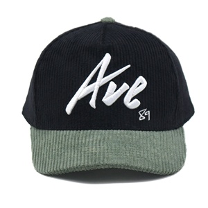 Casquette de baseball en velours côtelé avec logo brodé personnalisé à 5 panneaux de haute qualité - Product Image 3