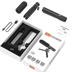 S93 Wireless Lavalier <b>Microphone</b> 2.4G <b>For</b> Live Streaming Short Video Recording With Noise Reduction And Long Battery Life - Product Image 1